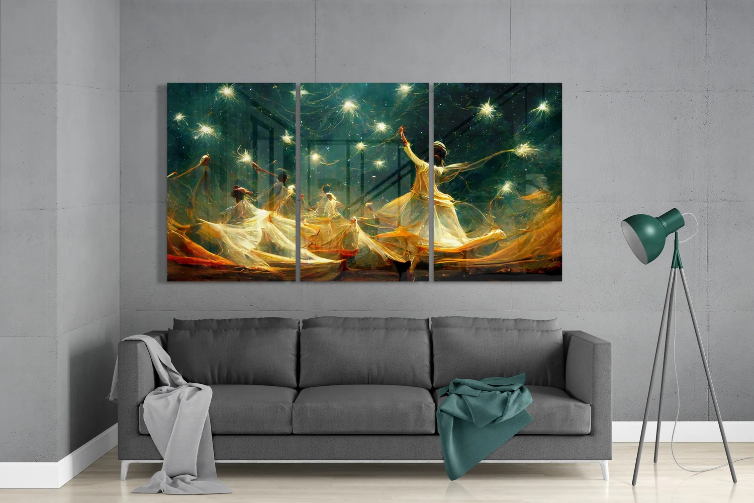 Under the Stars Glass Wall Art - Image 3