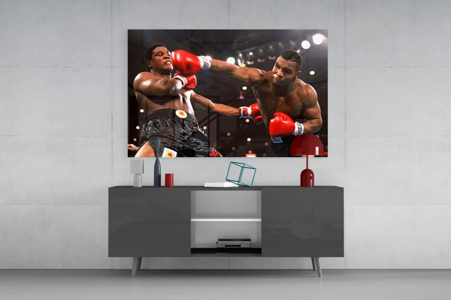 Fierce Boxer Portrait Glass Wall Art - Image 8