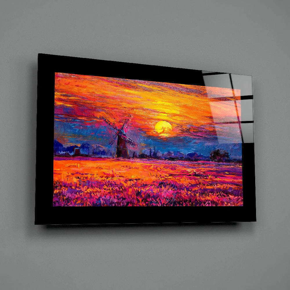 Mill Glass Wall Art in the Field - Image 2