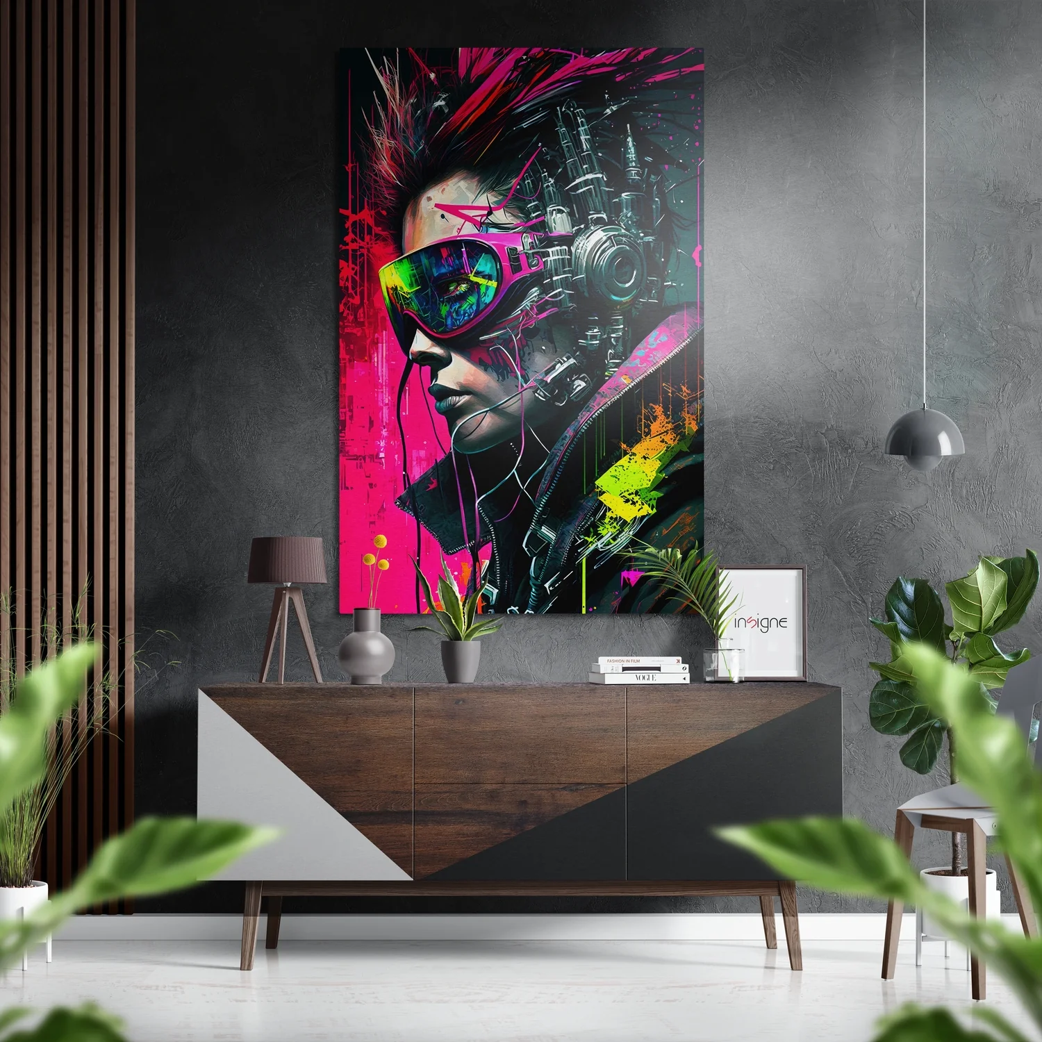 Mission Music Brushed Aluminum Dibond Wall Art