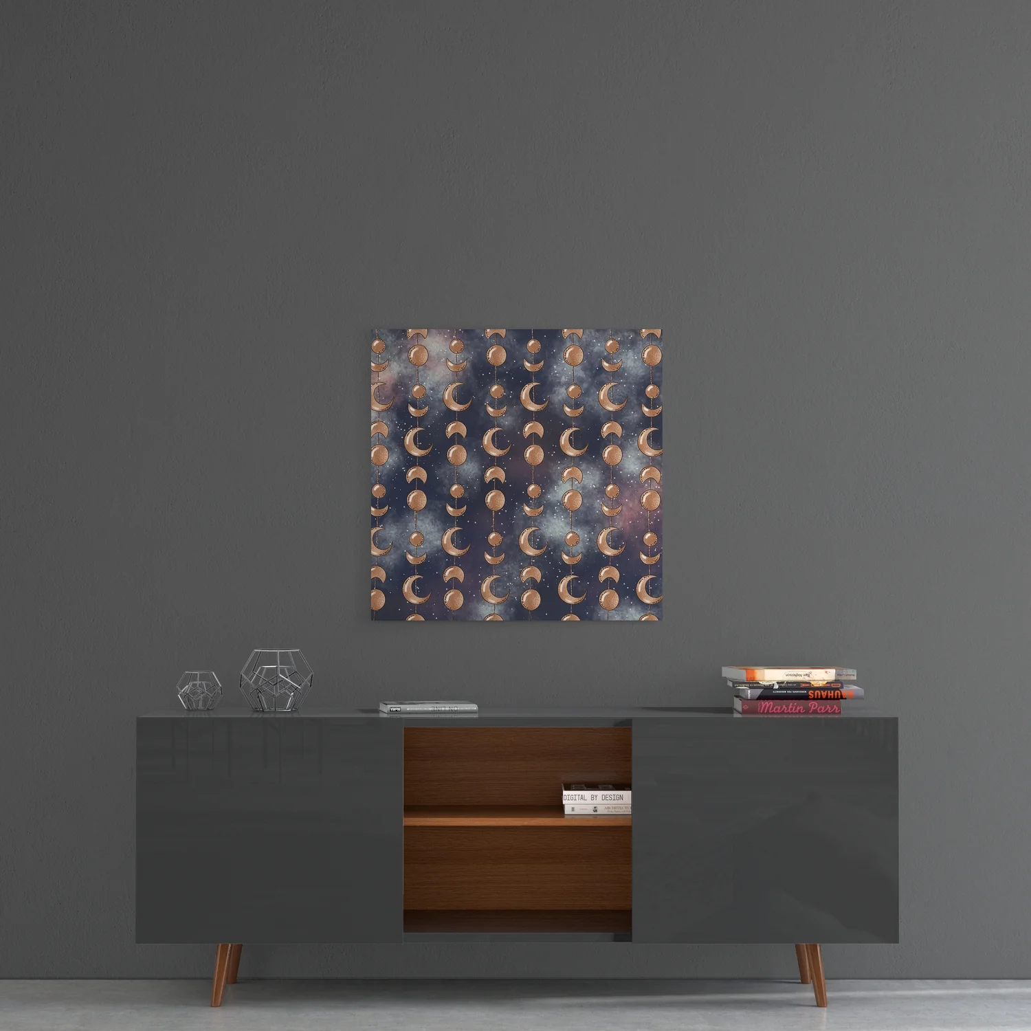 Moon Phrases Glass Wall Art - Image 4