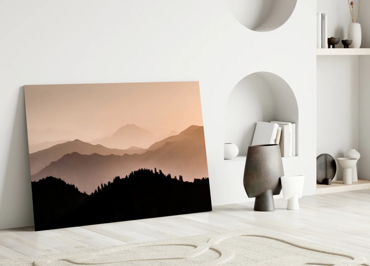 Mountains Glass Wall Art - Image 4