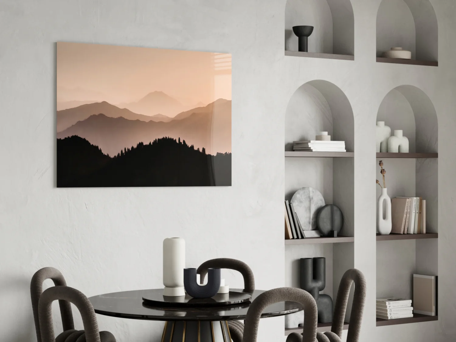 Mountains Glass Wall Art - Image 6