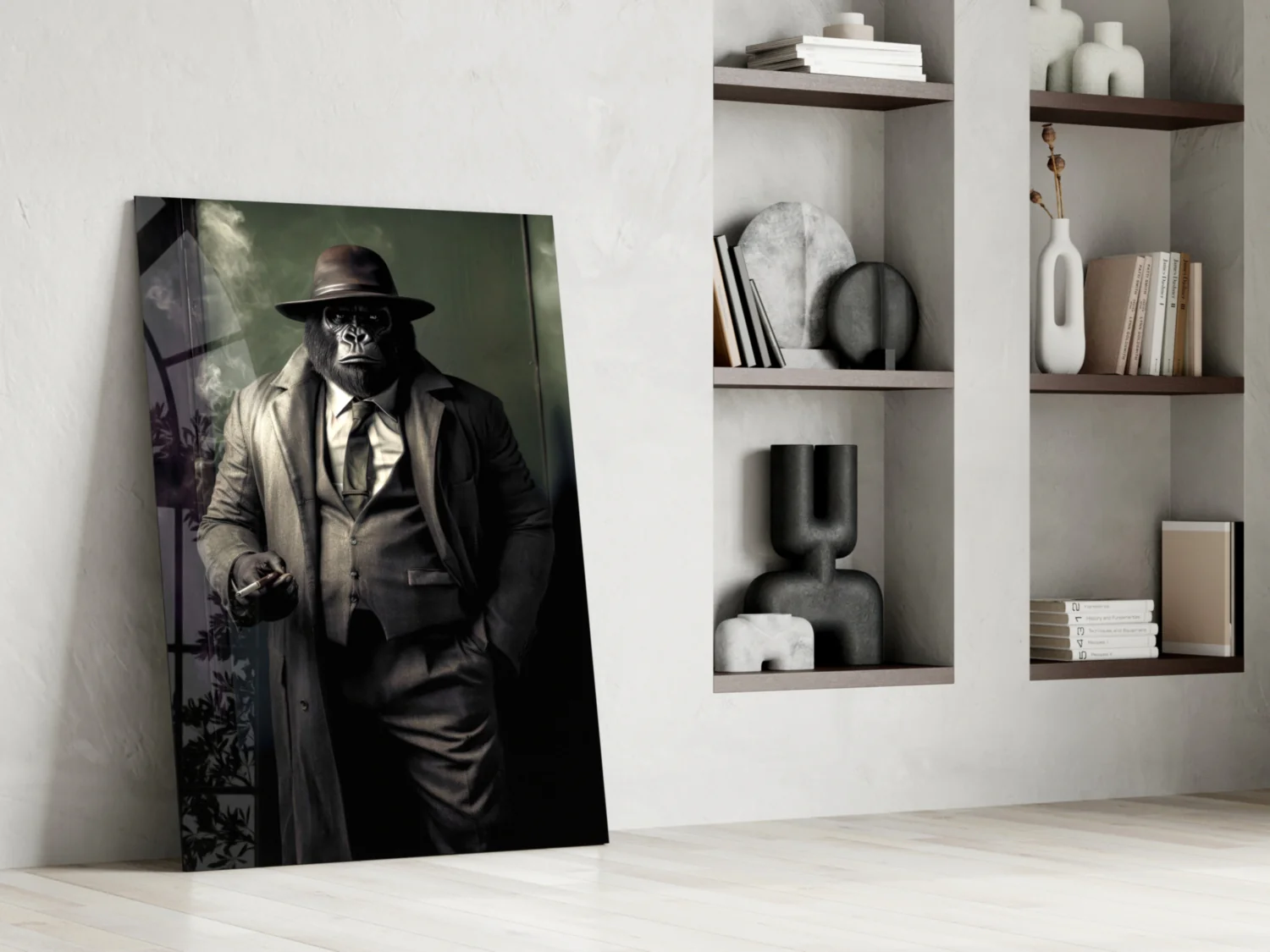 Mr, Inspector Glass Wall Art|| Designer's Collection - Image 7