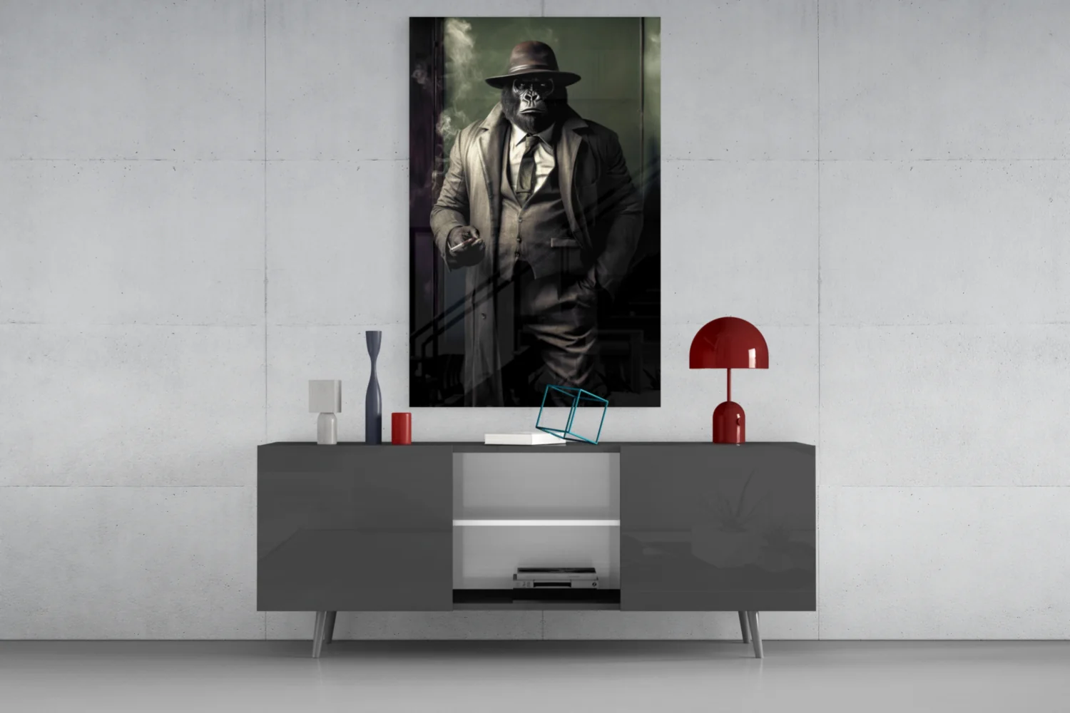 Mr, Inspector Glass Wall Art|| Designer's Collection - Image 9