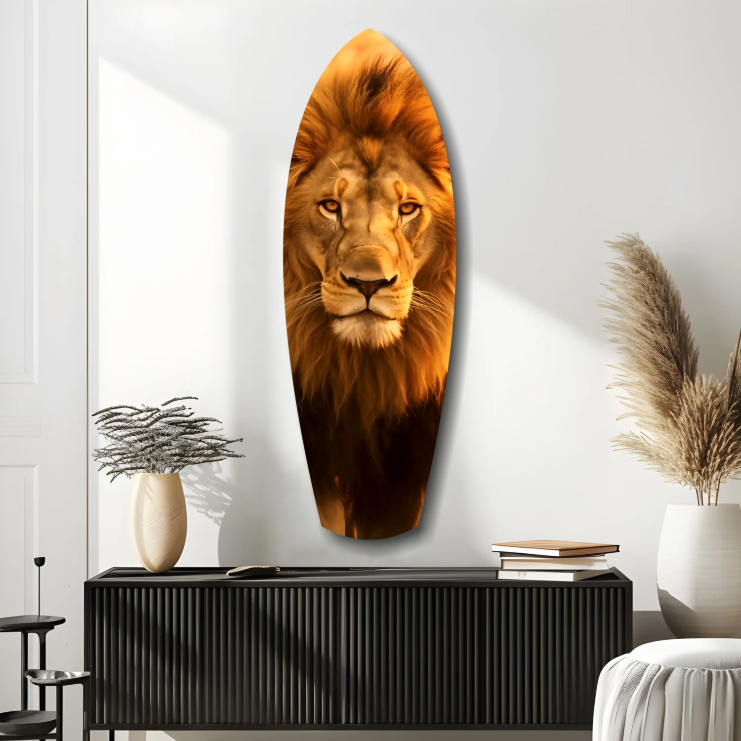 Mr Lion Glass Wall Art - Image 10