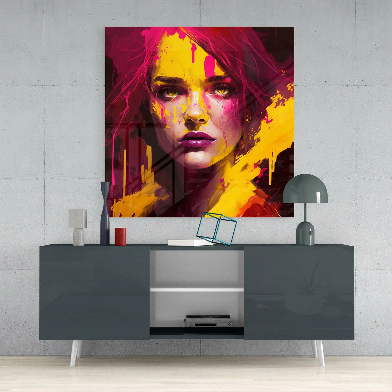 She Glass Wall Art || Designer Collection - Image 4
