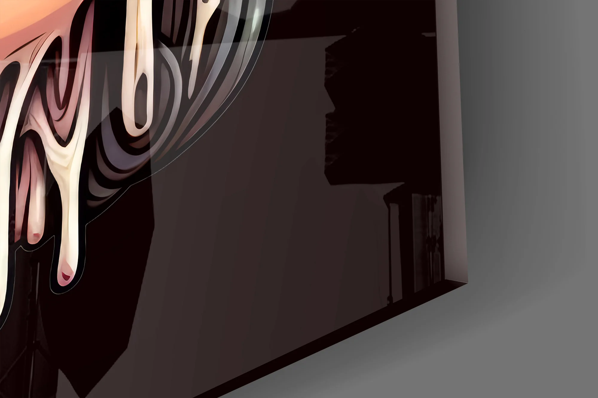 Mushroom Head Glass Wall Art - Image 4