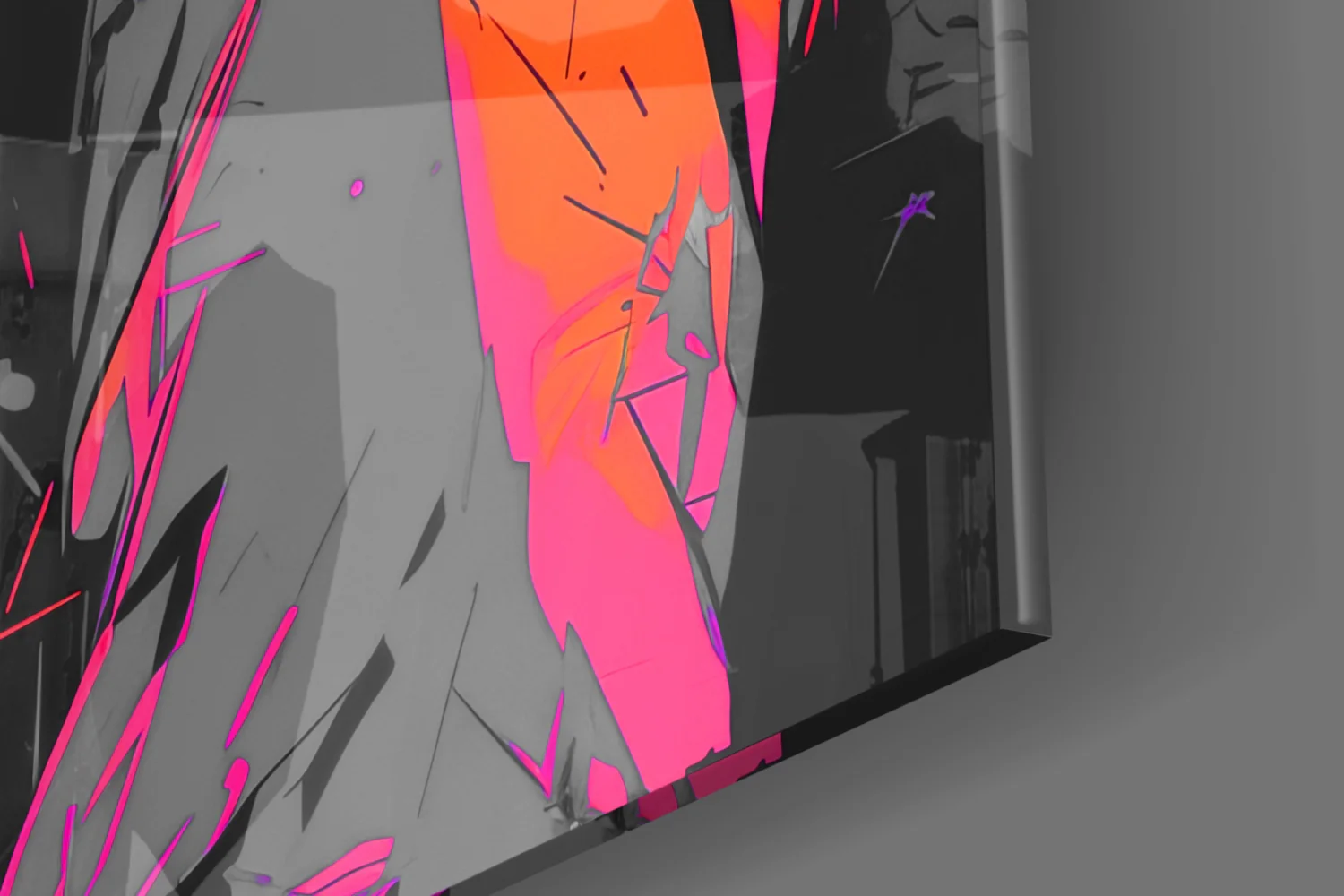 Music Girl Glass Wall Art || Designer Collection - Image 7