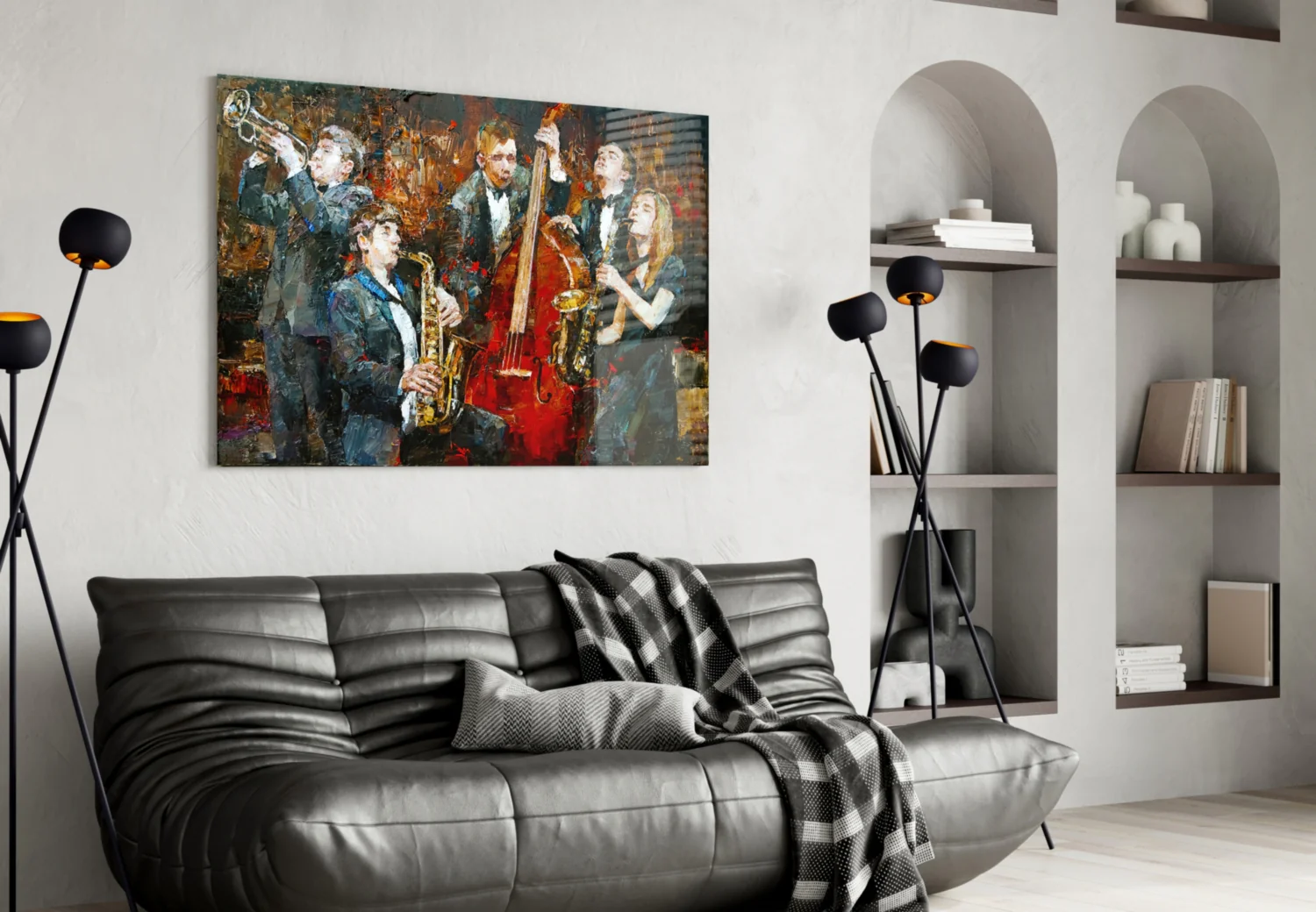 Music Group Glass Wall Art - Image 4
