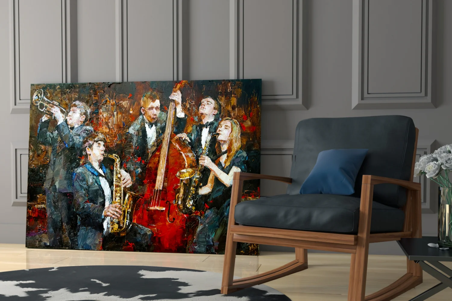 Music Group Glass Wall Art - Image 6