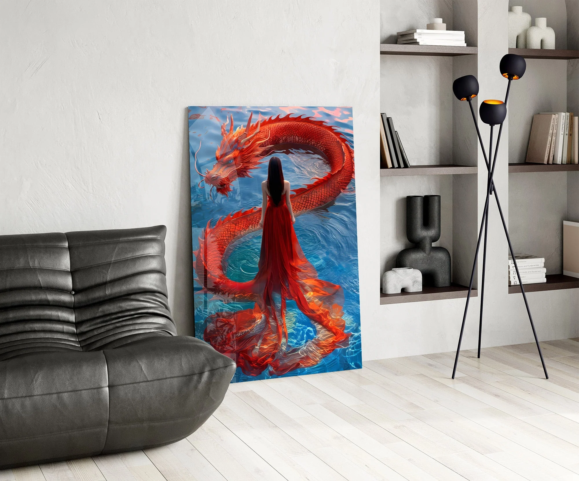 Mystic Creature Glass Wall Art - Image 6