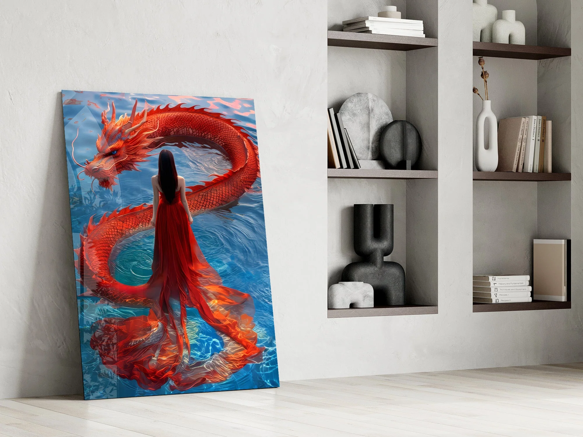 Mystic Creature Glass Wall Art - Image 7