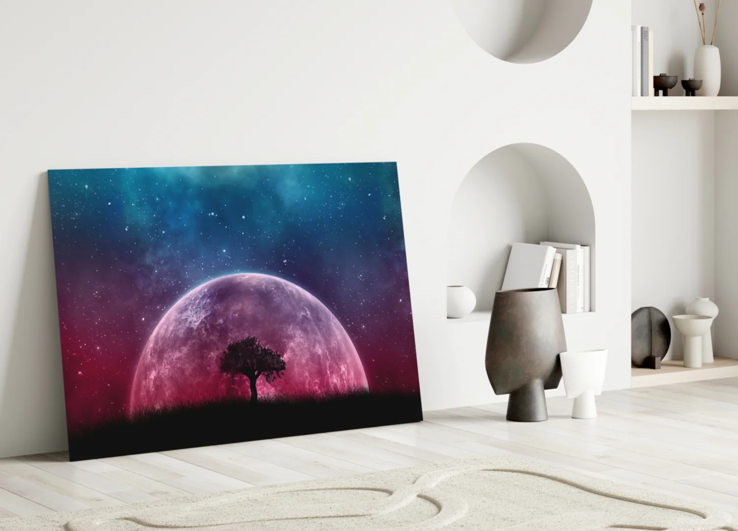 Mystical Night Glass Wall Art - Image 3