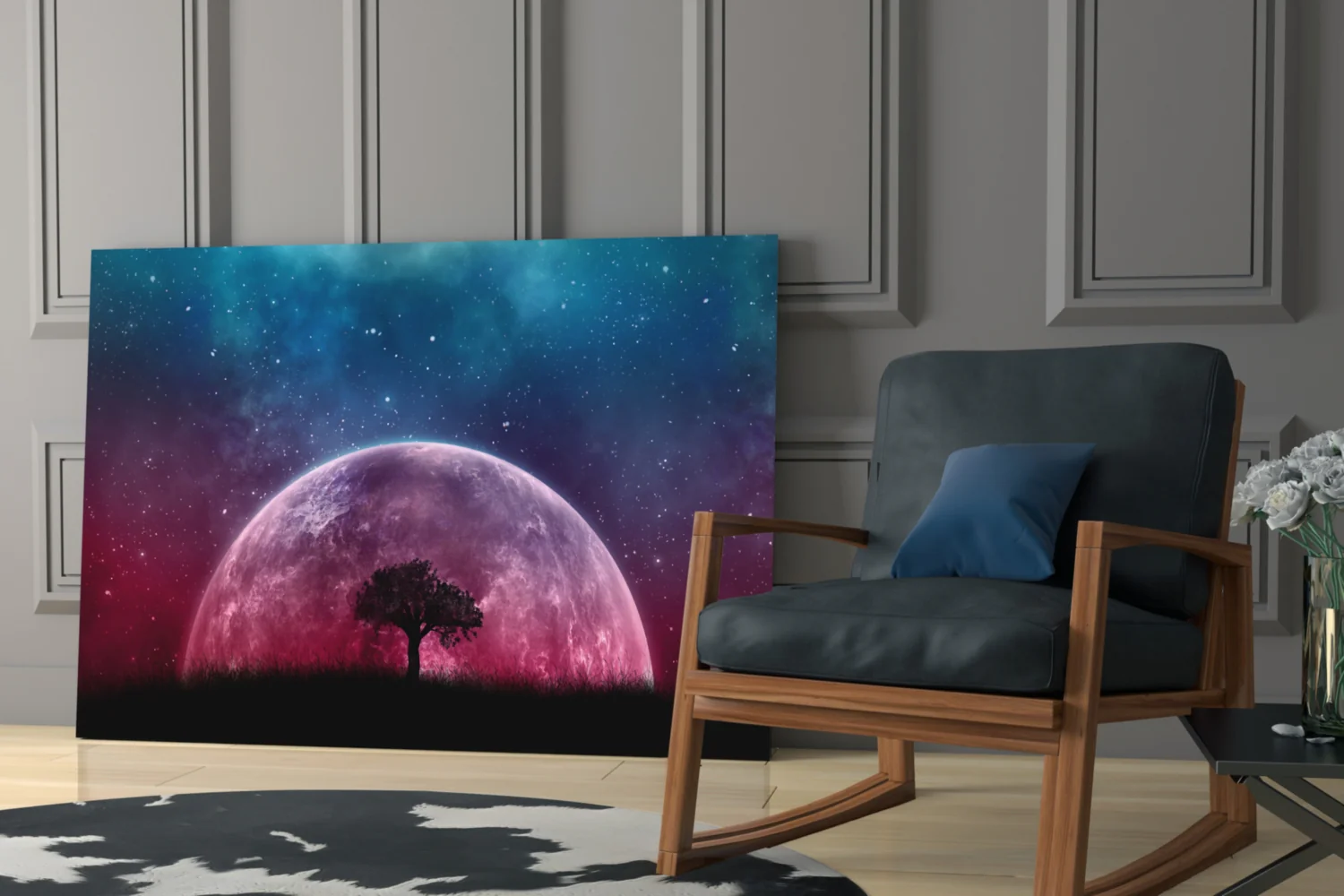 Mystical Night Glass Wall Art - Image 6