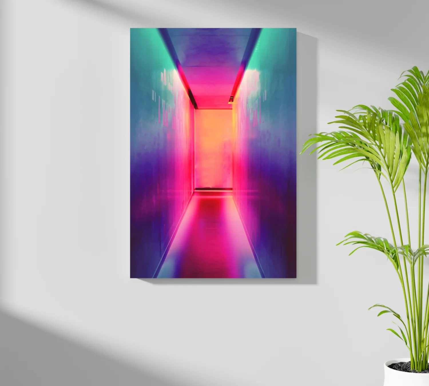 Narrow Corridor Aluminum Print - Image 7