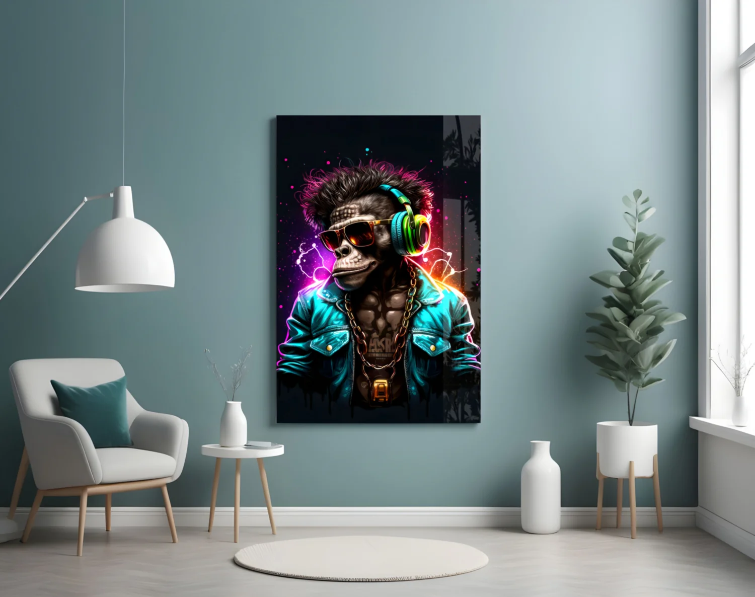 Neon Animal Glass Wall Art Bundle - Image 8