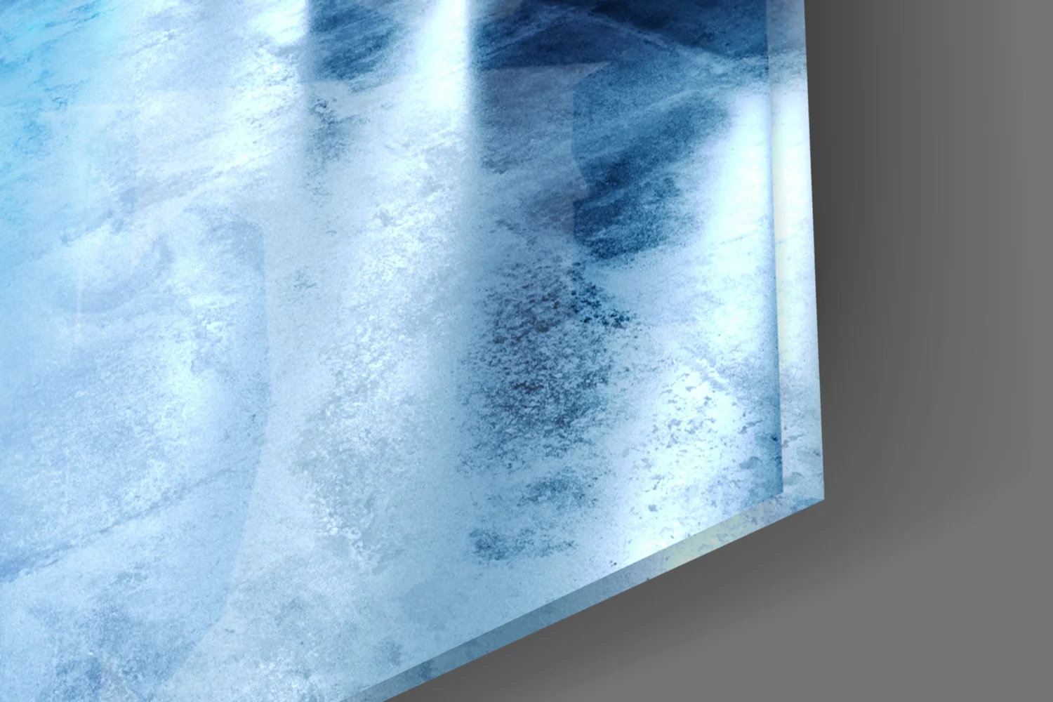 Neon Apex Triangle Corridor Glass Wall Art - Image 7