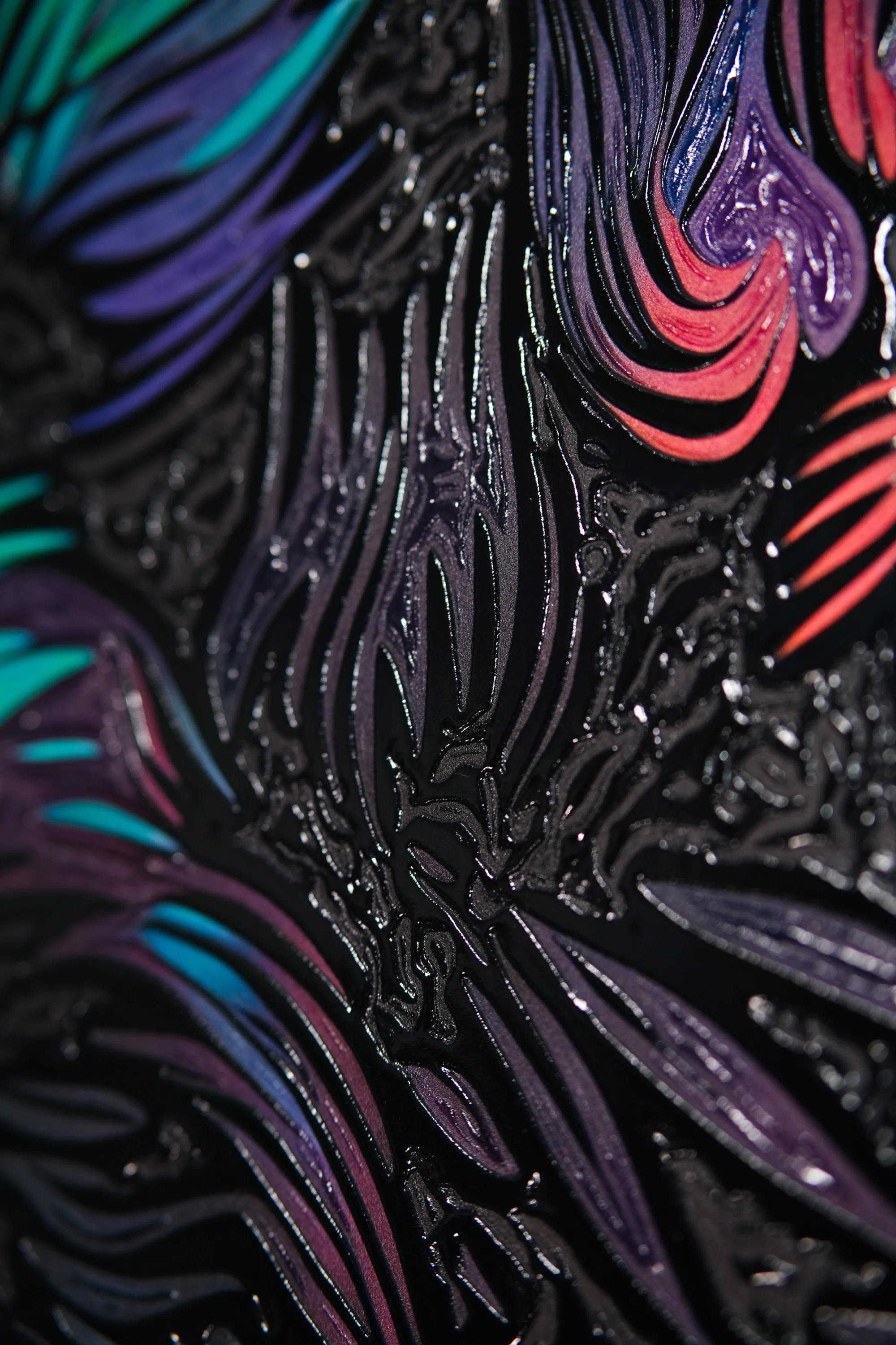 Neon Canopy Alpha — Haptic 3D Embossed + High-Gloss Lacquer Print - Image 7