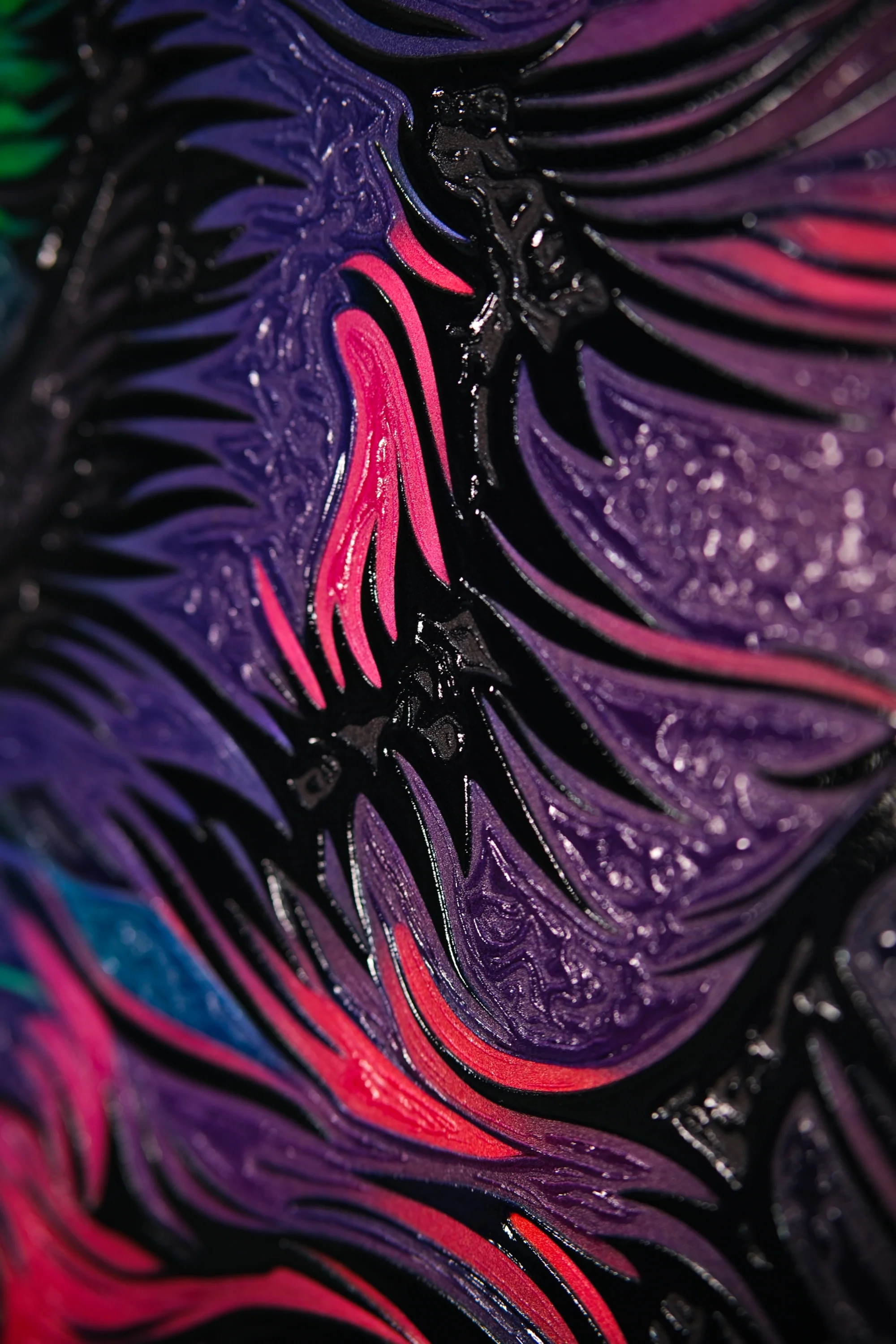 Neon Canopy Alpha — Haptic 3D Embossed + High-Gloss Lacquer Print - Image 9