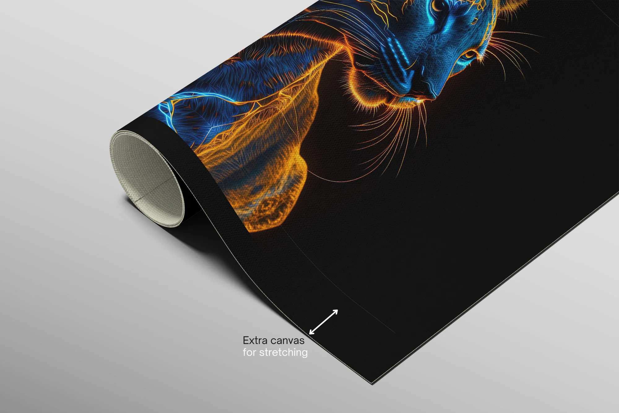 Neon Panther Pulse — 3D Haptic Embossed High-Gloss Luxury Wall Art - Image 13