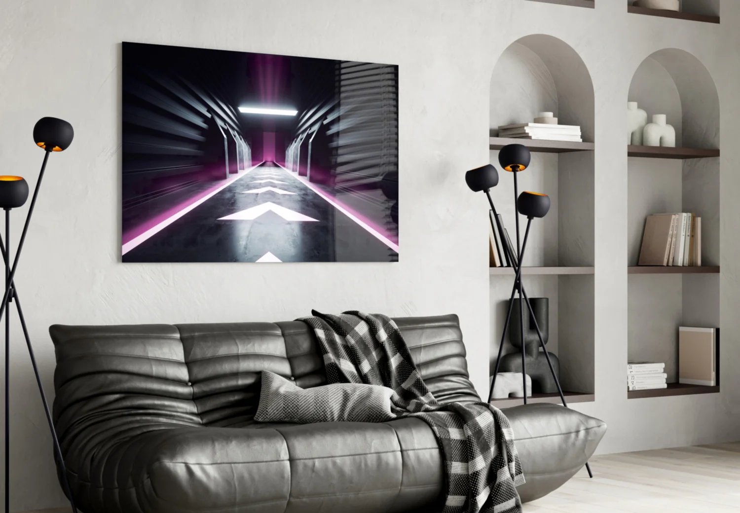 Neon Room Glass Wall Art - Image 5