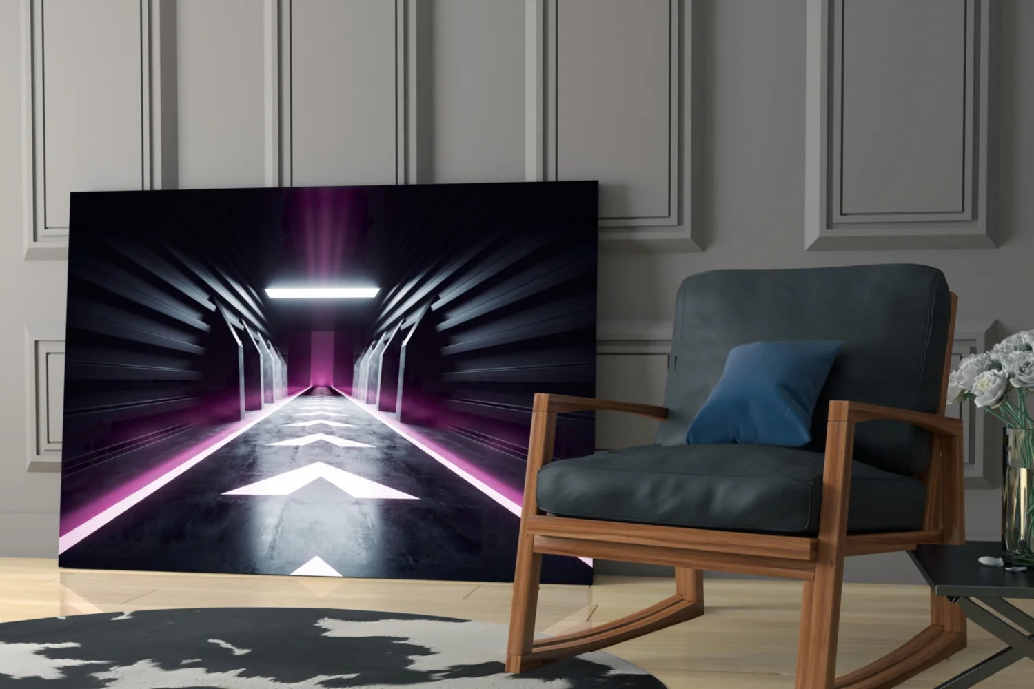 Neon Room Glass Wall Art - Image 7