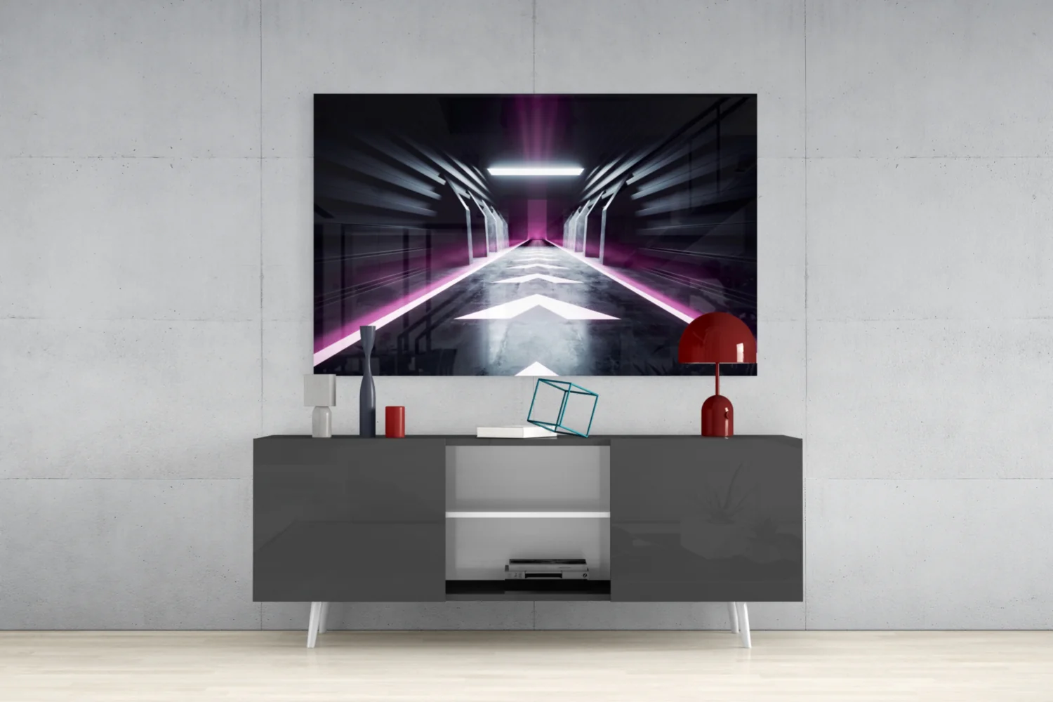 Neon Room Glass Wall Art - Image 9
