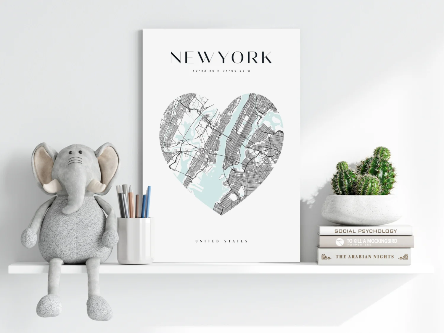 New York V1 Aluminum Print - Image 6