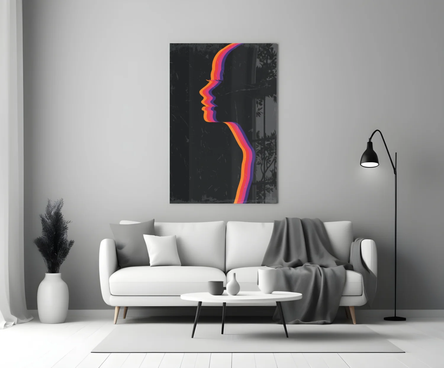 Night Filter Glass Wall Art - Image 3