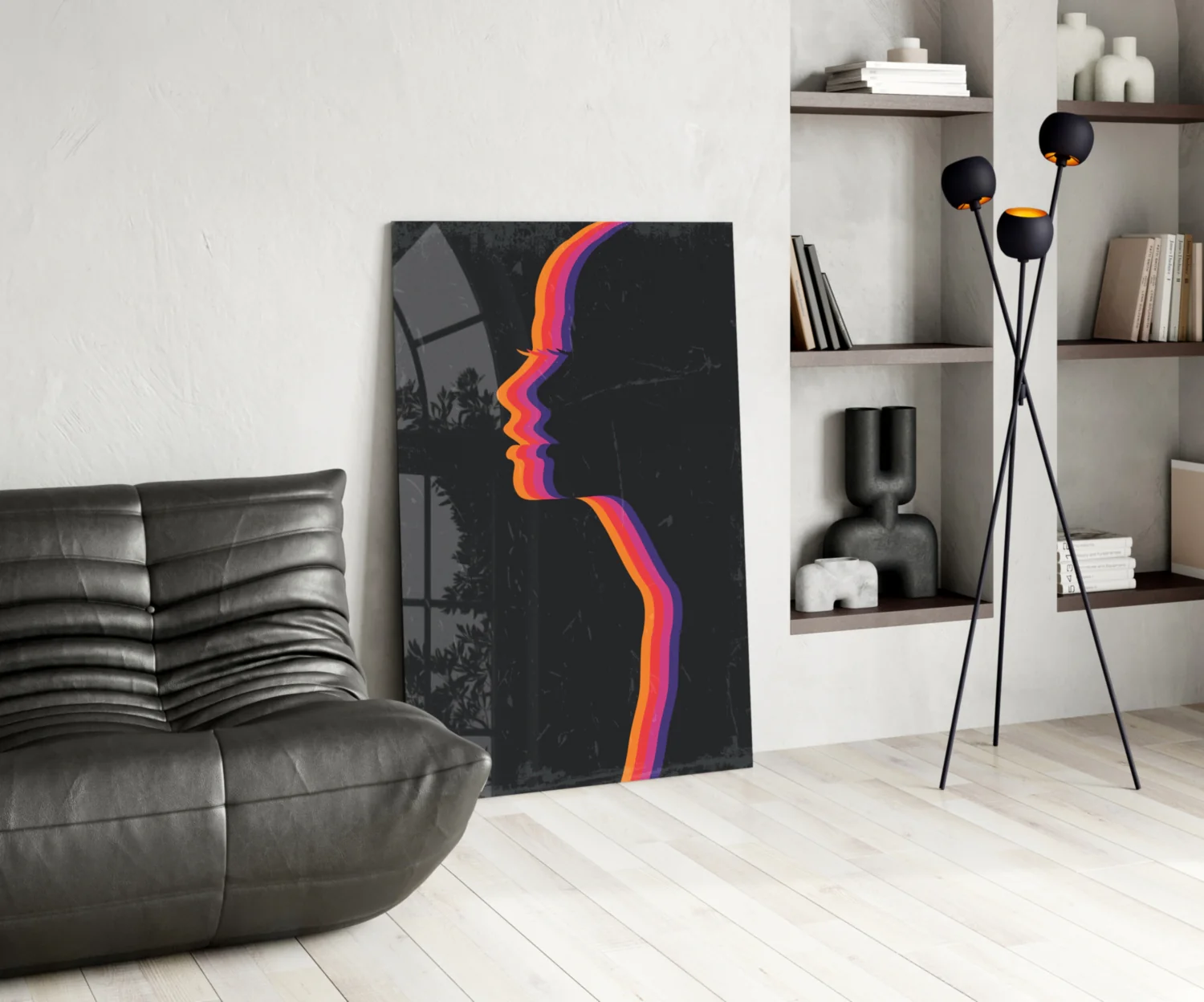Night Filter Glass Wall Art - Image 5