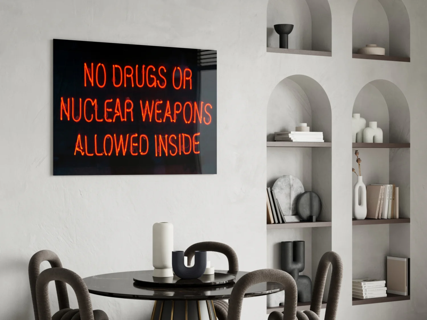 “No drugs” Glass Wall Art - Image 5