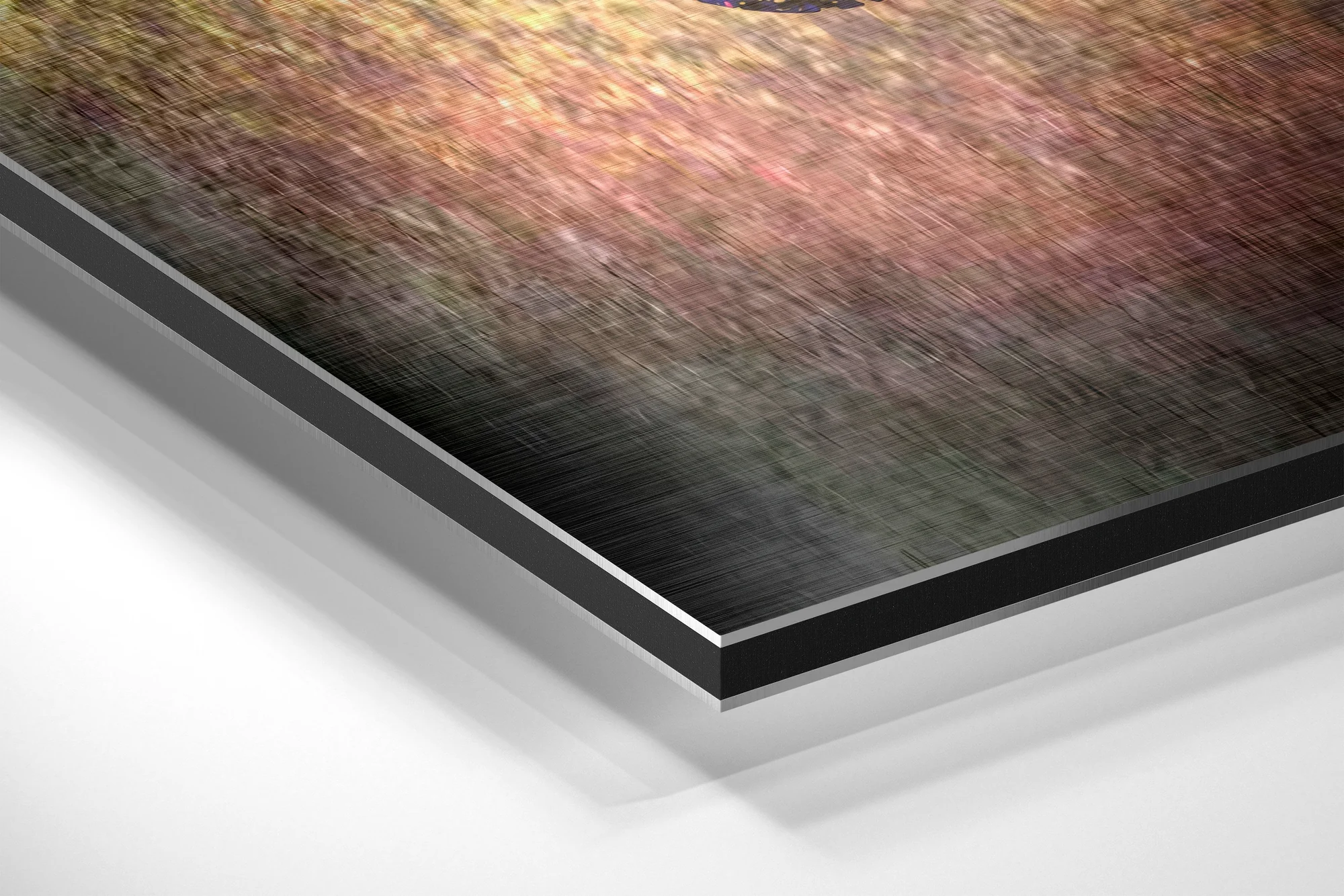No Pain No Gain Brushed Aluminium Dibond Wall Art - Image 2