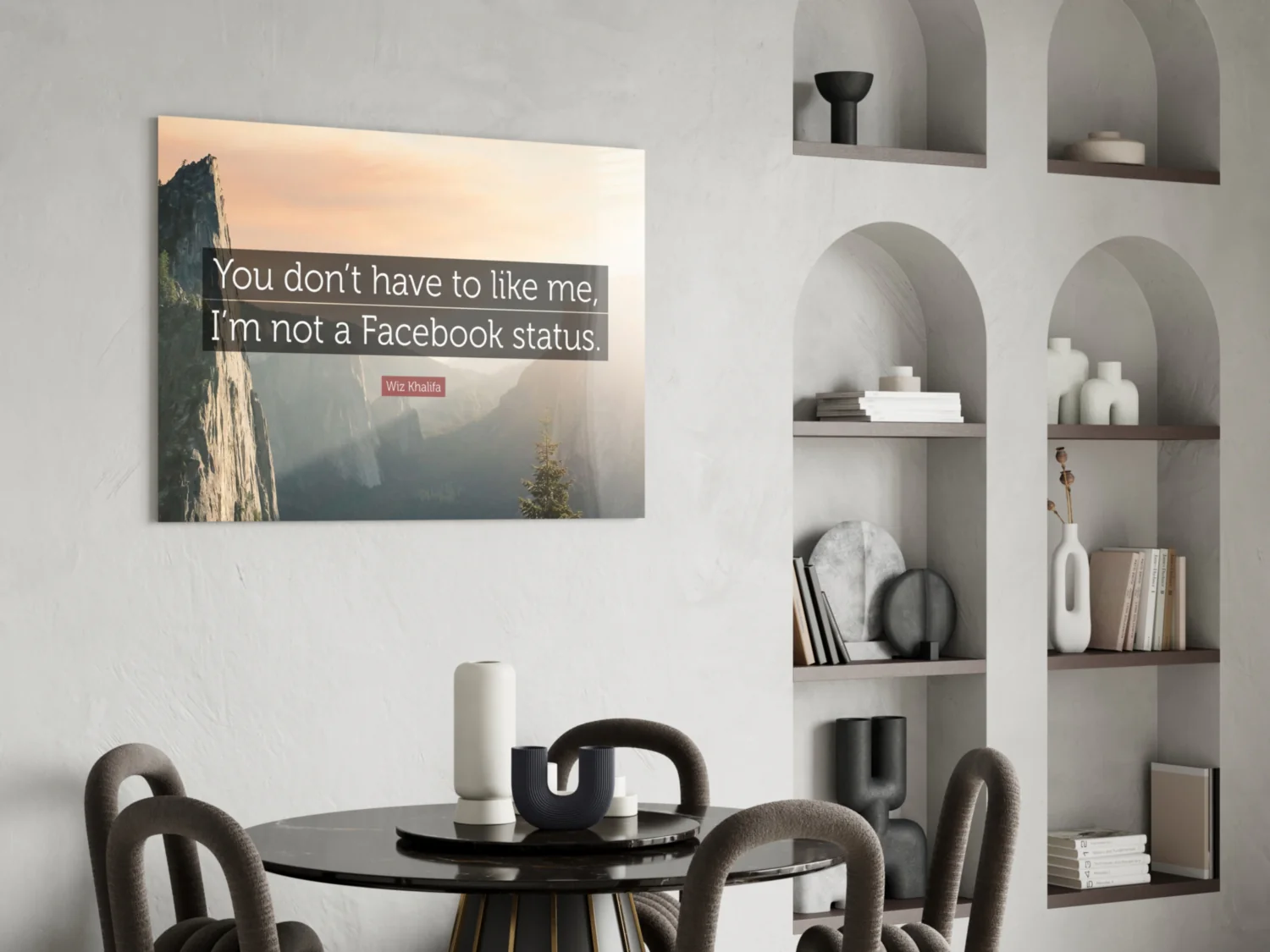 Not a Facebook Status Glass Wall Art - Image 6