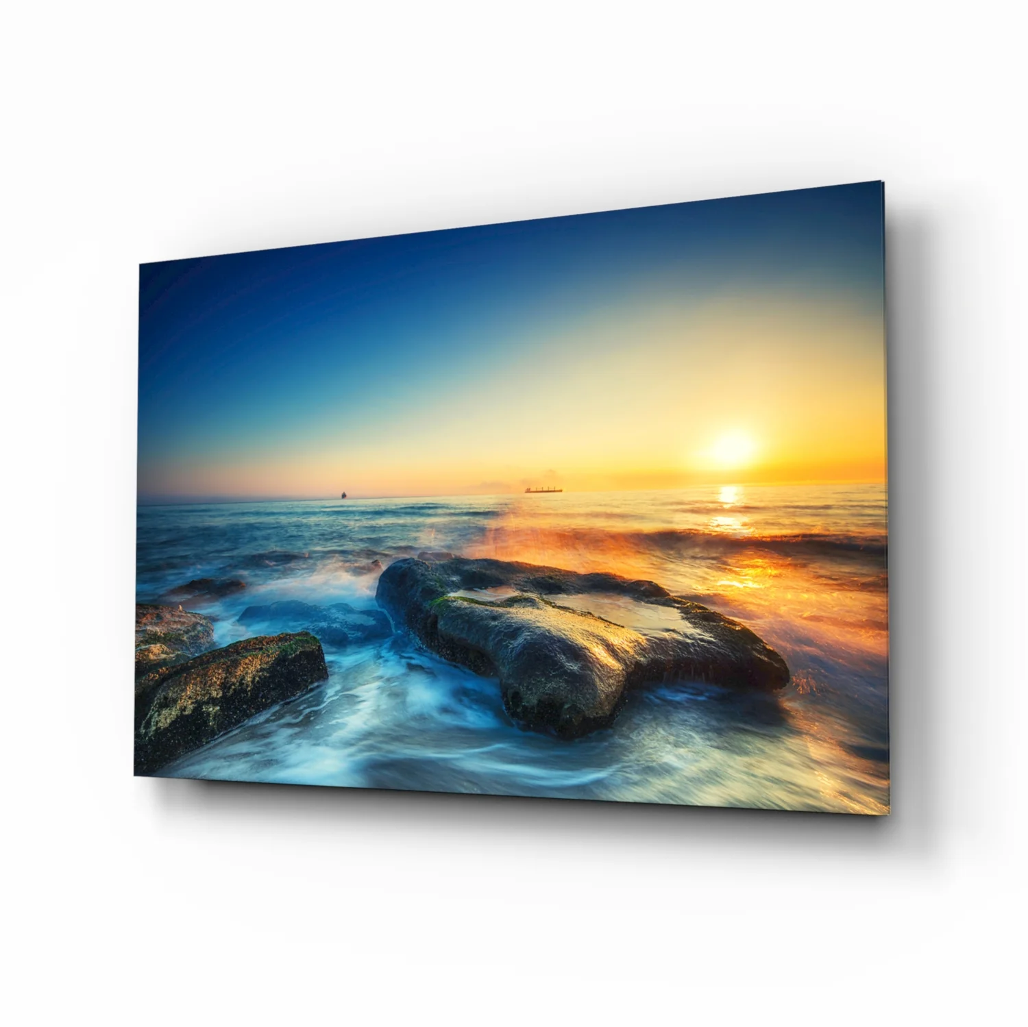 Sea View Glass Wall Art - Image 2