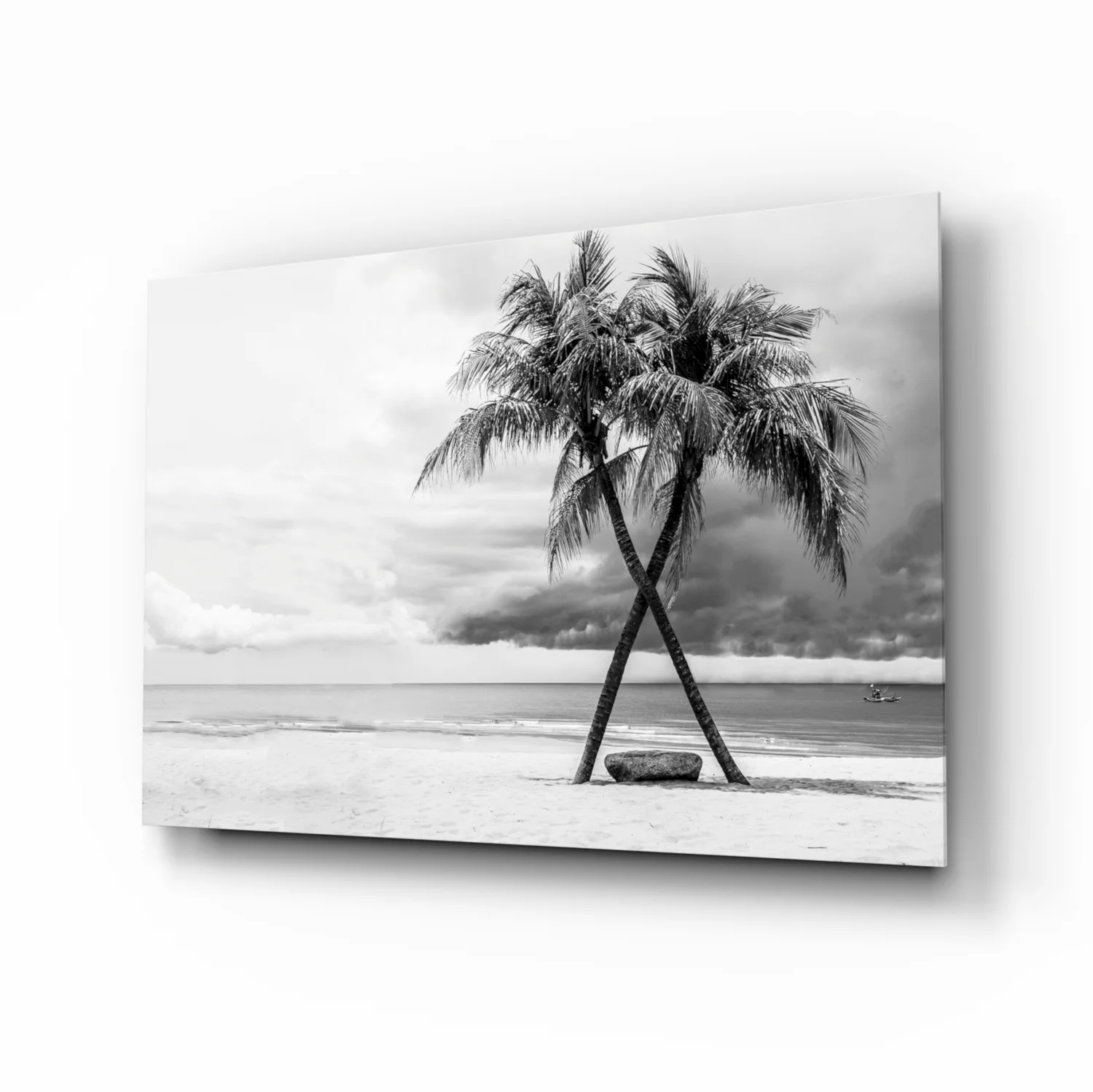 Palm Trees Glass Wall Art - Image 2