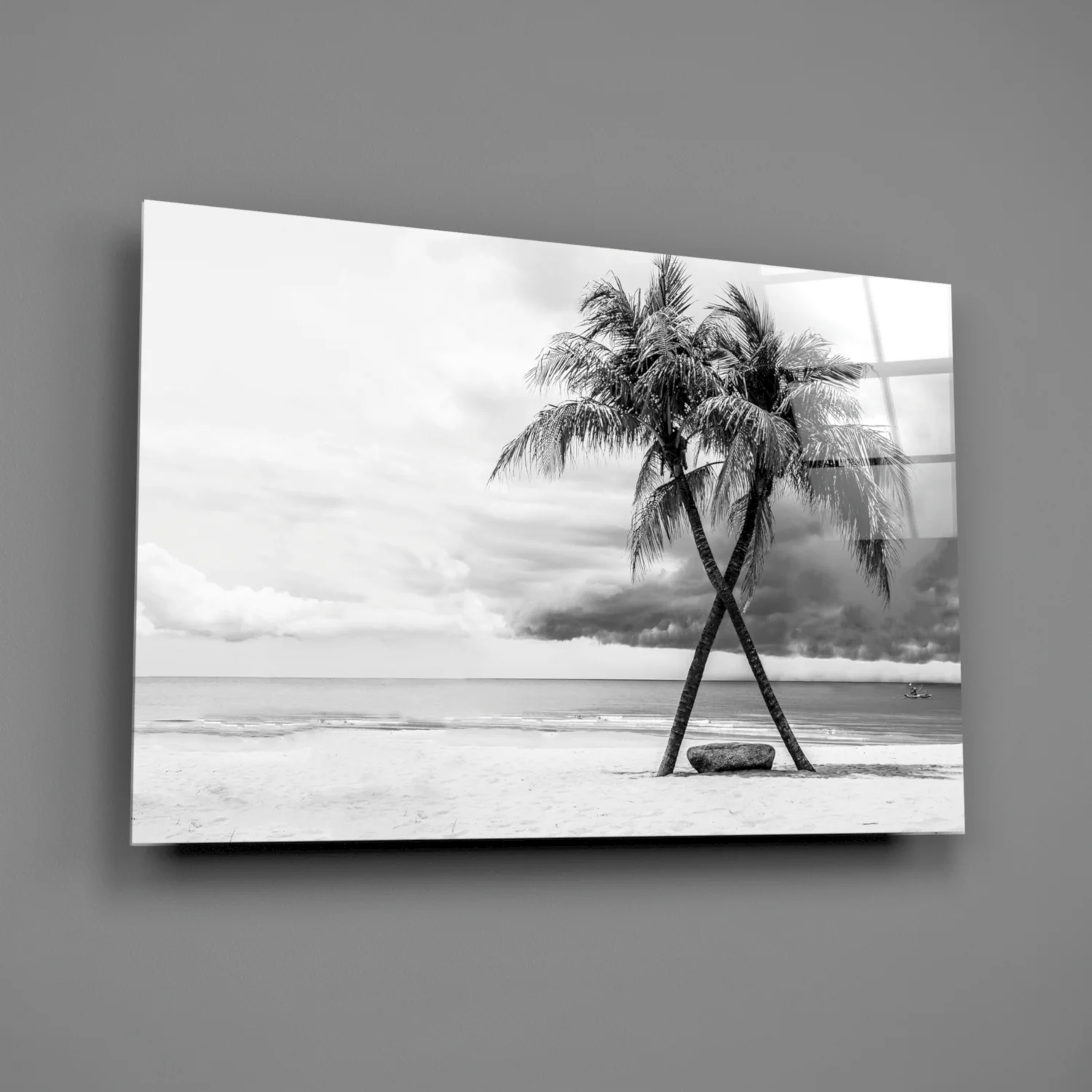 Palm Trees Glass Wall Art - Image 3