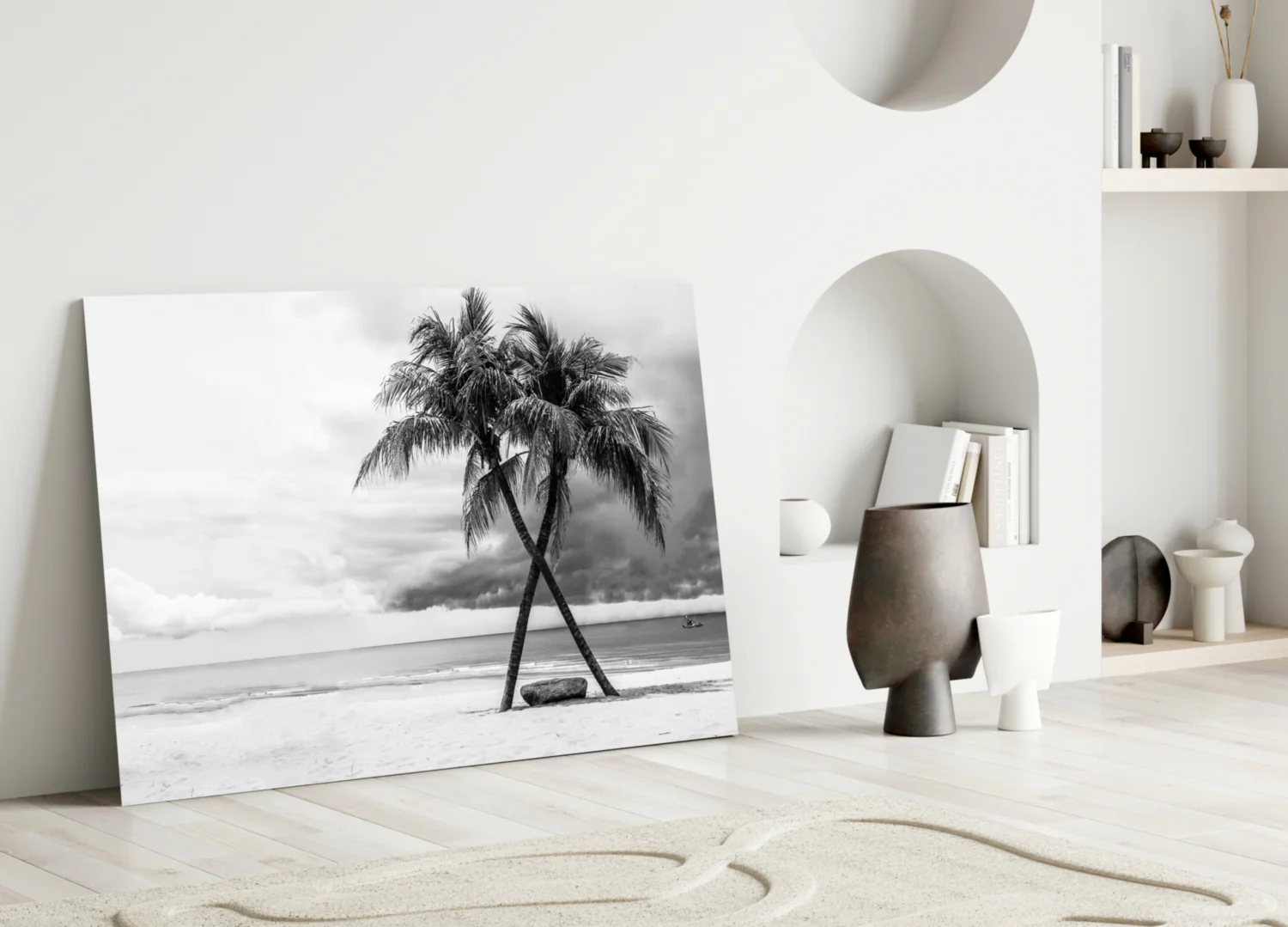 Palm Trees Glass Wall Art - Image 4