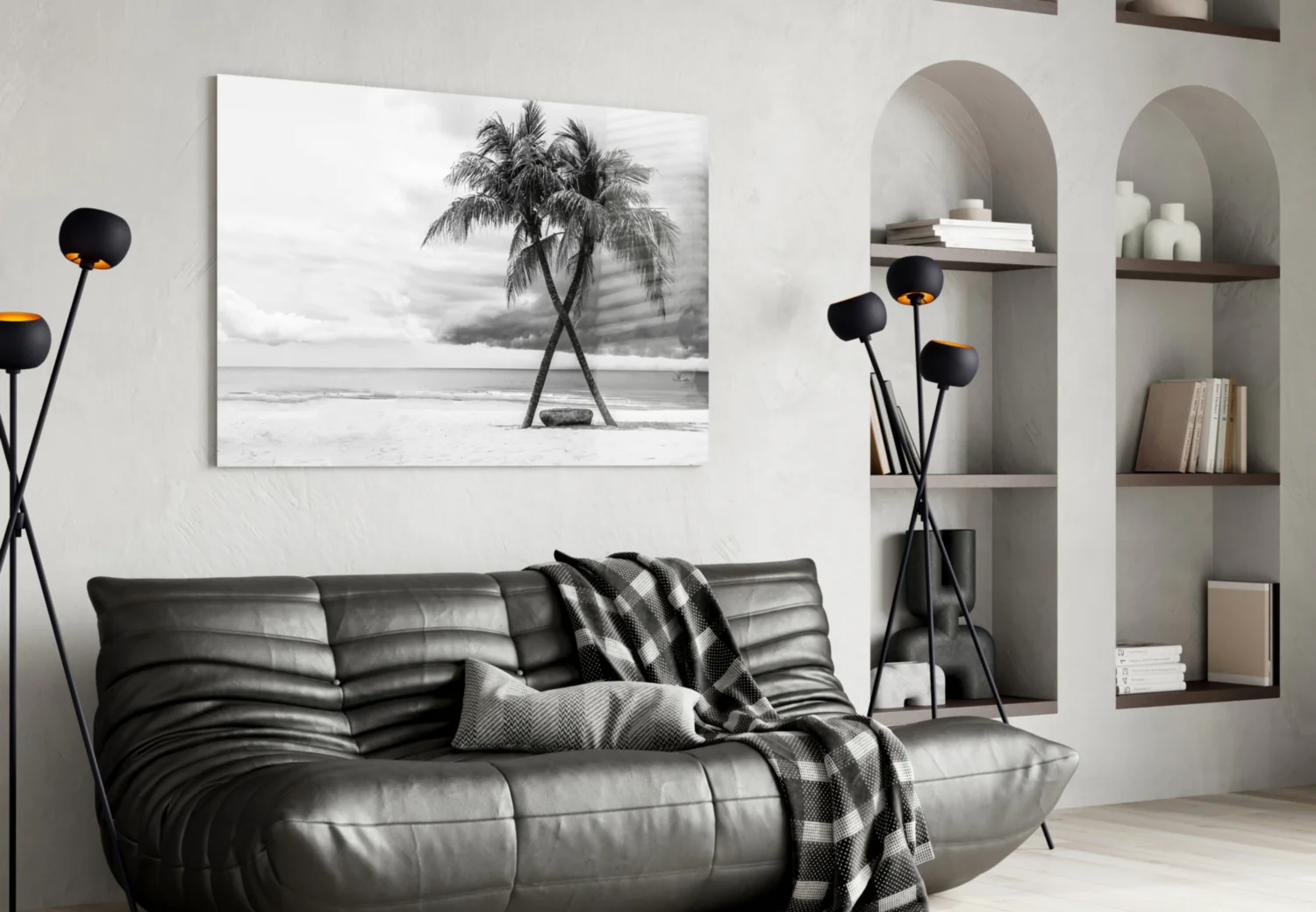 Palm Trees Glass Wall Art - Image 5