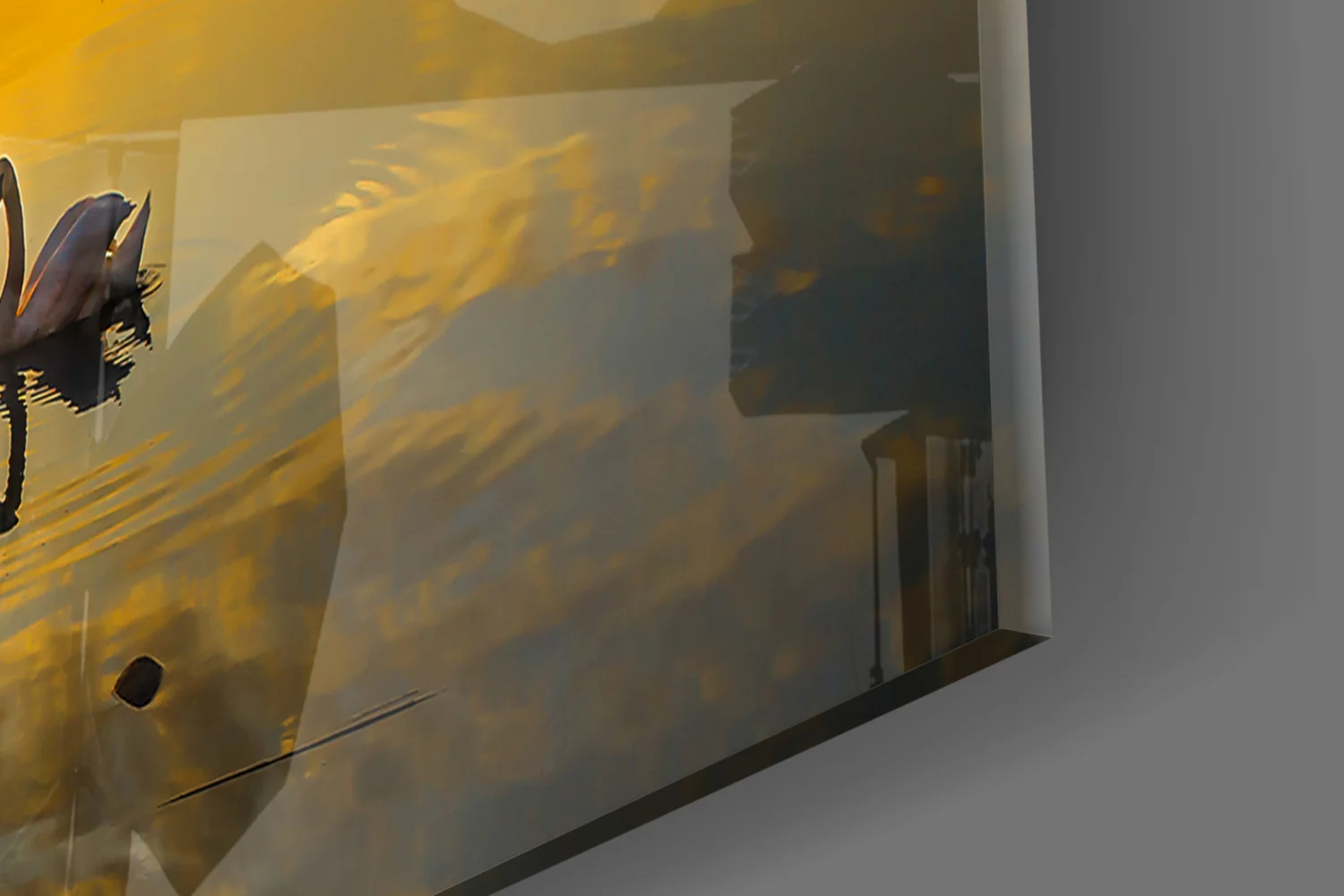 Swan Glass Wall Art - Image 8