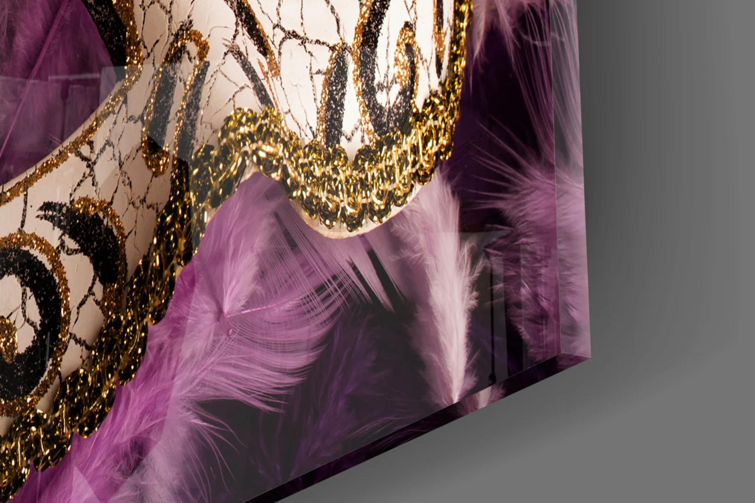 Venetian Mask Glass Wall Art - Image 8