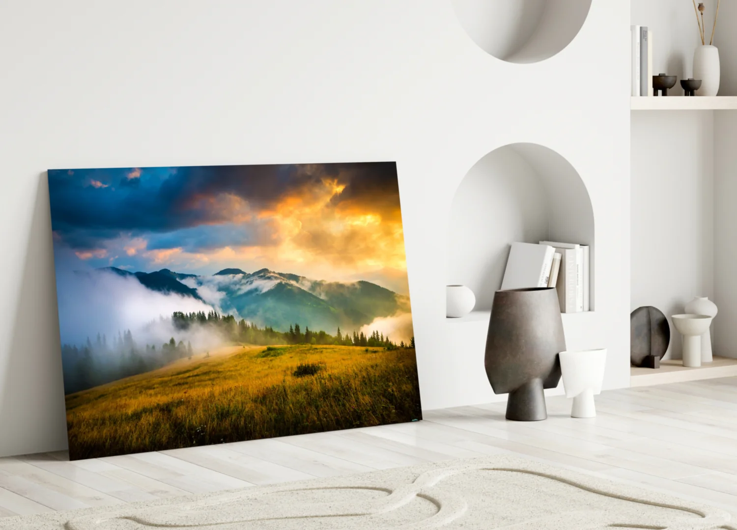 Mountain Glass Wall Art - Image 4