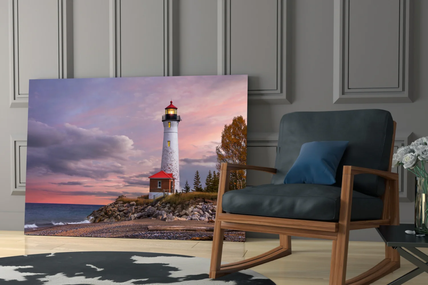 Lighthouse Glass Wall Art - Image 7