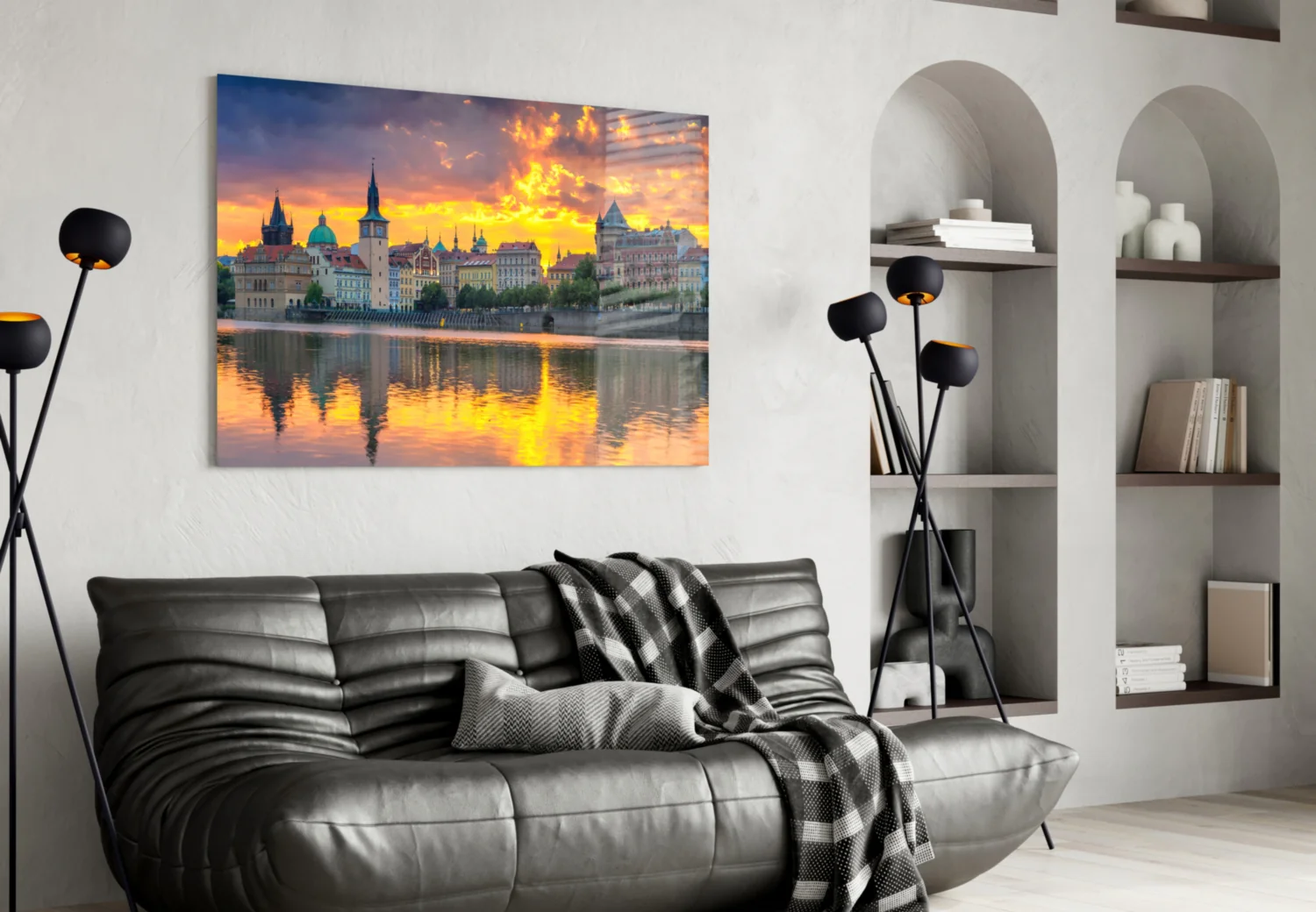 Prague Glass Wall Art - Image 5