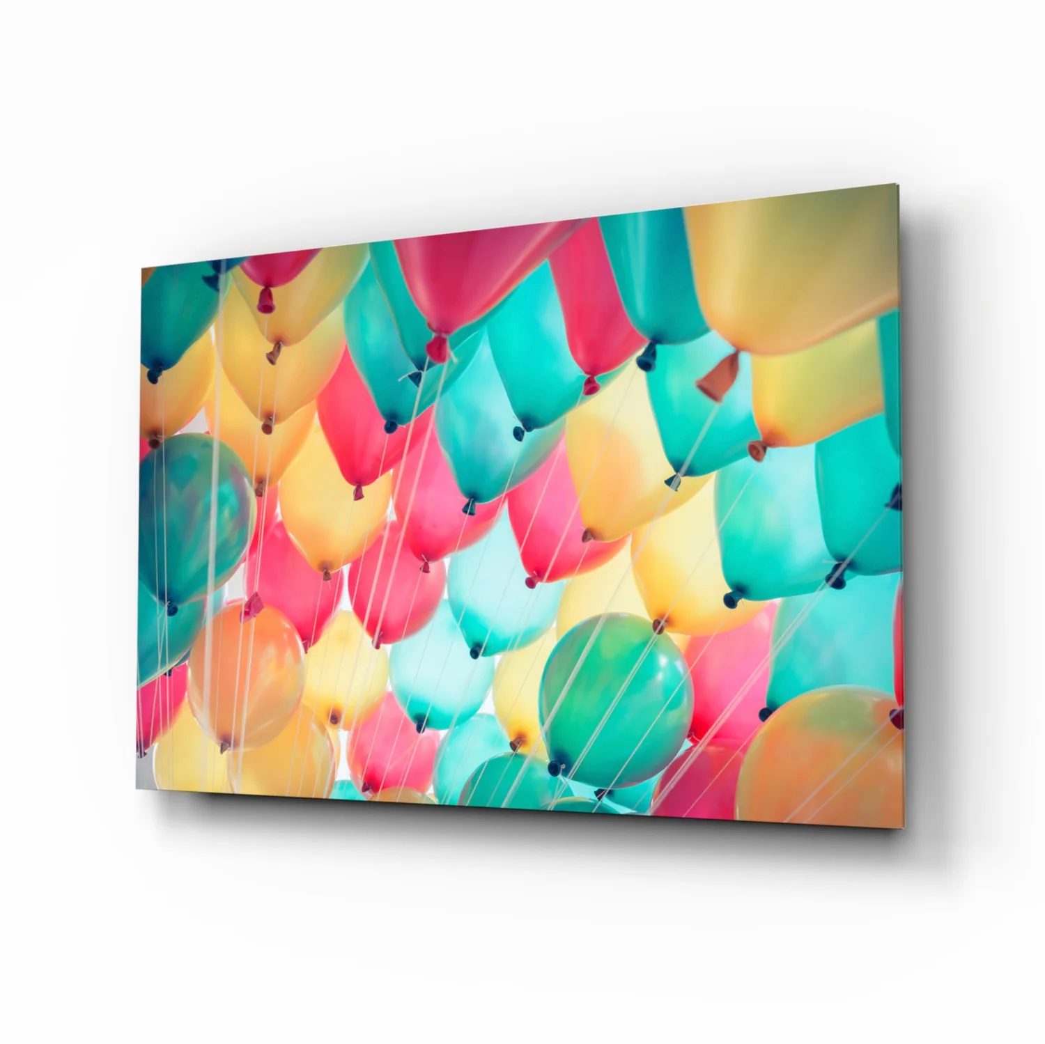 Balloons Glass Wall Art - Image 2