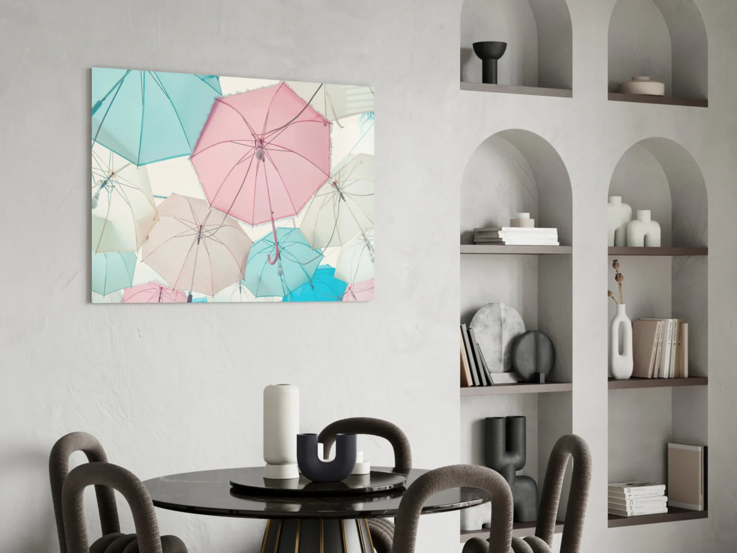 Umbrellas Glass Wall Art - Image 6