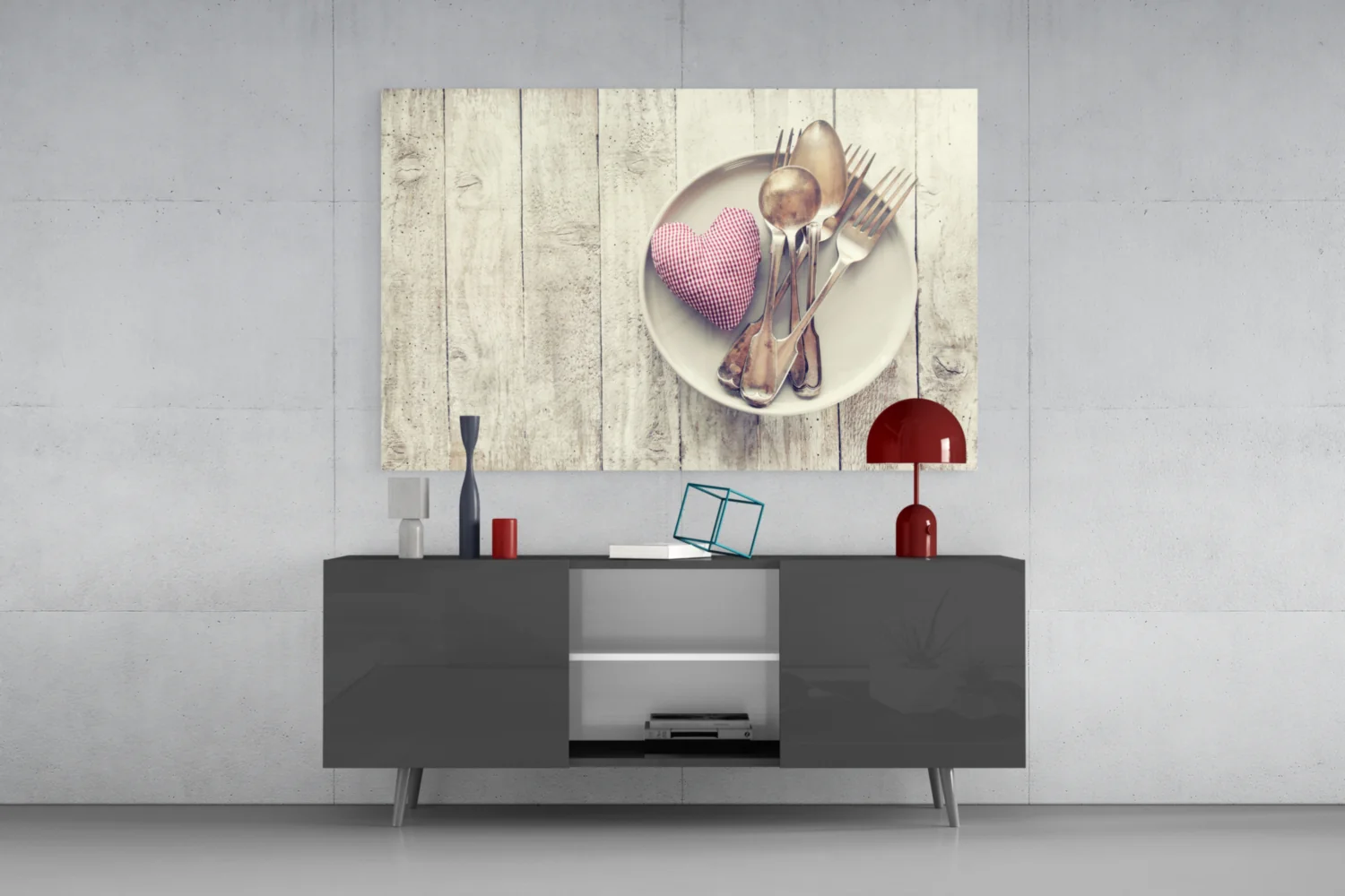 Heart Glass Wall Art - Image 9
