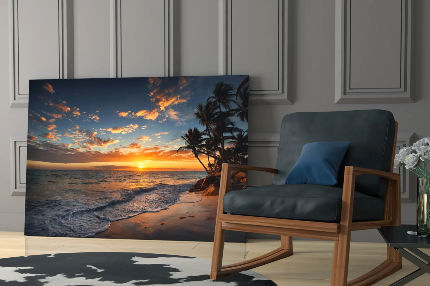 Palm Trees Glass Wall Art - Image 6