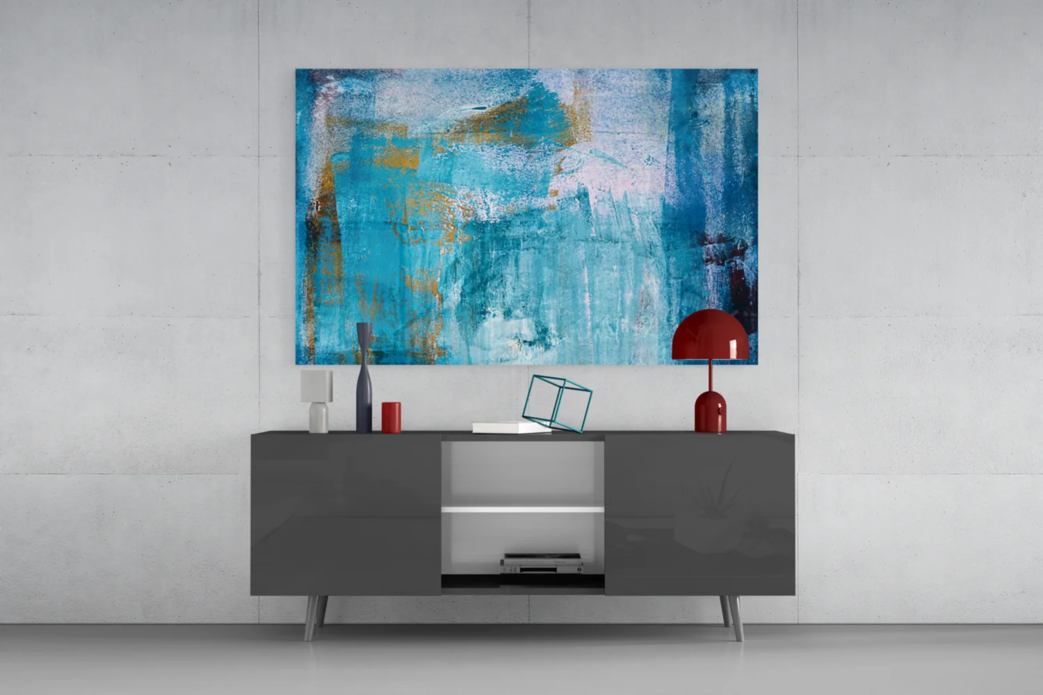 Blue Glass Wall Art - Image 8