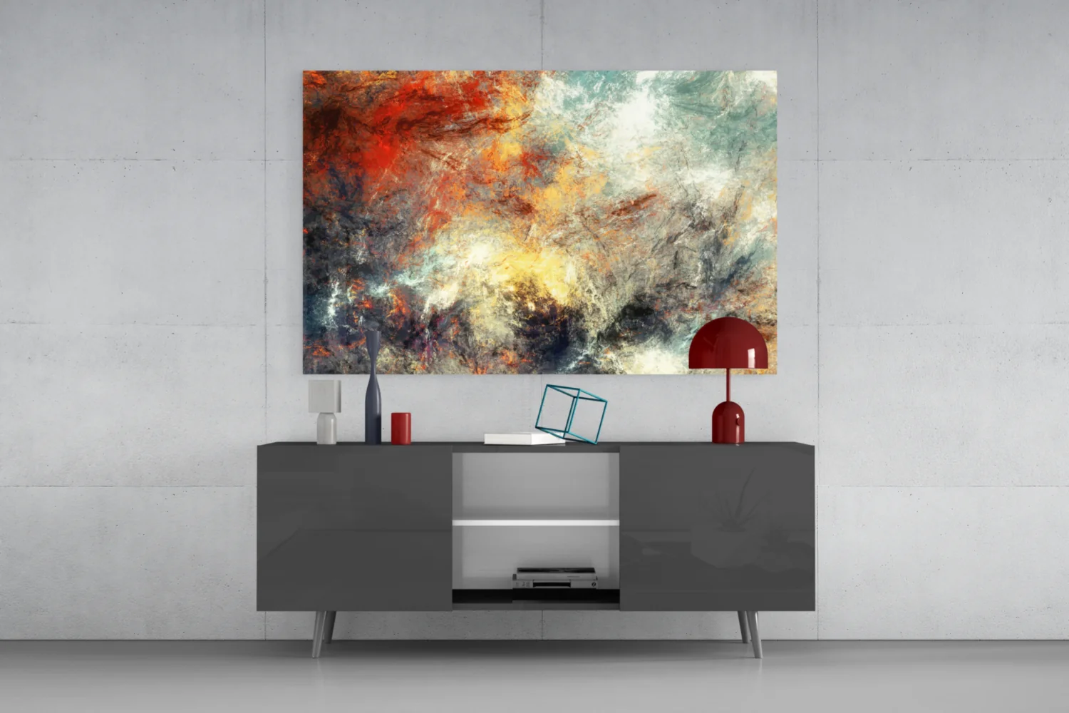 Abstract 3 Glass Wall Arts - Image 8
